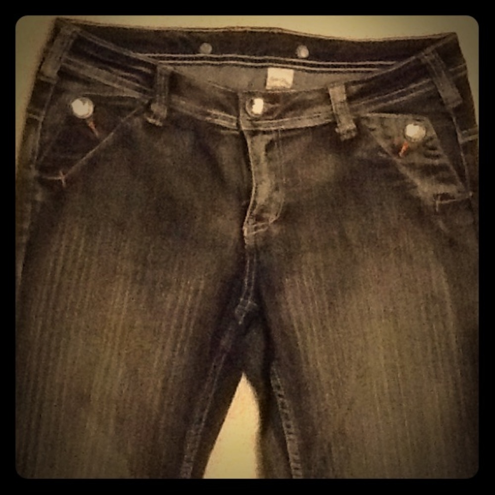 Stone washed black jeans!